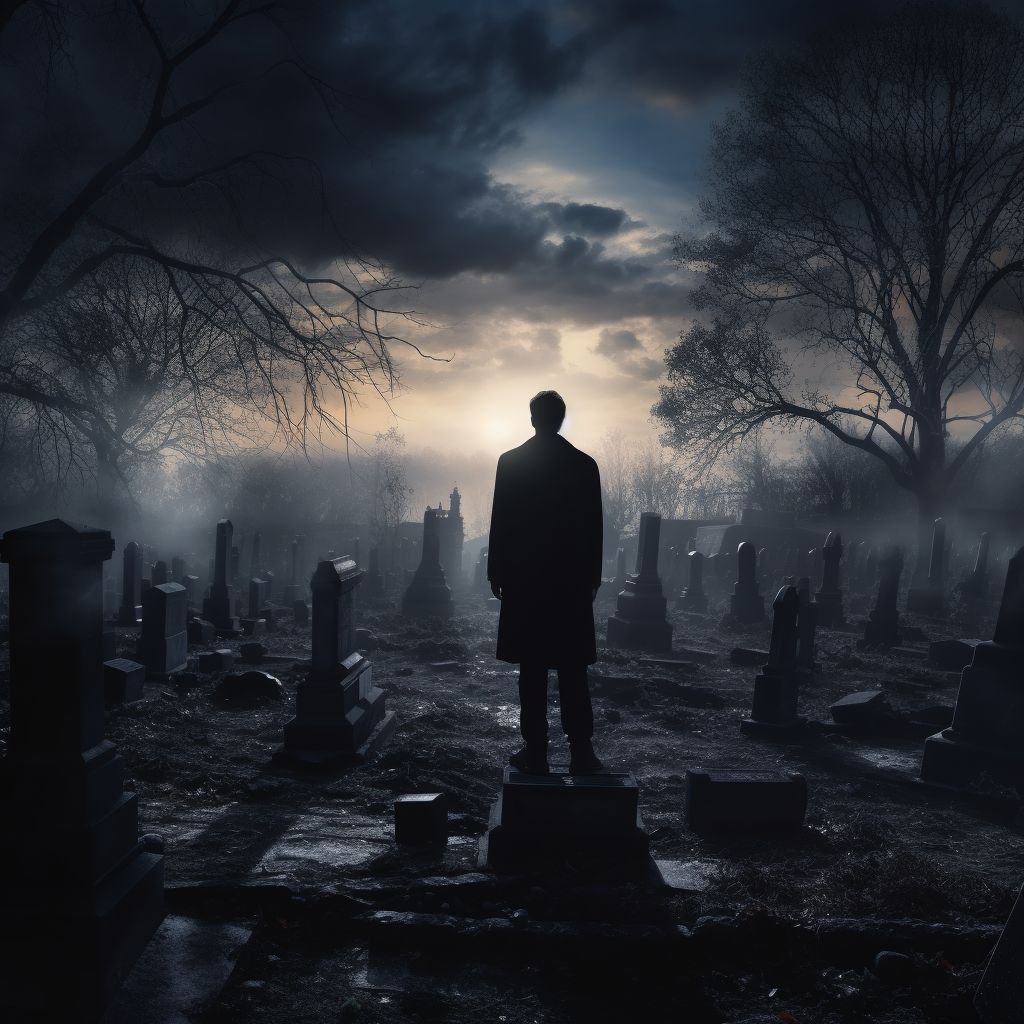 Фото Сонник ходить по кладбищу с умершим человеком